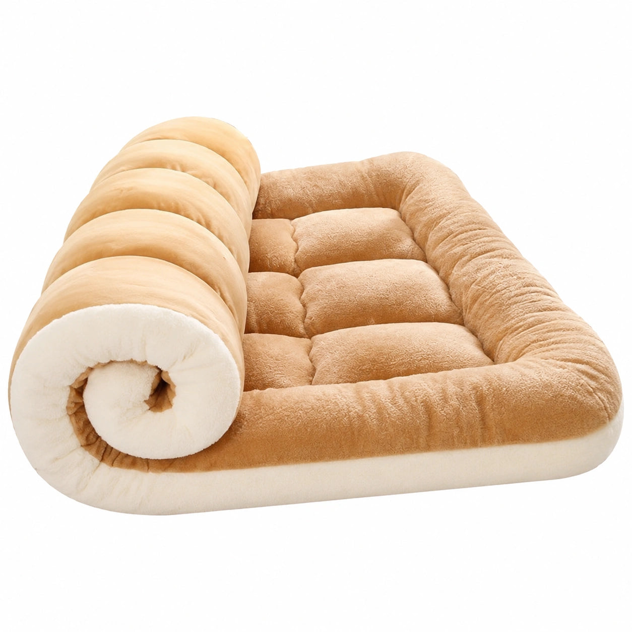 Tragbare japanische Futon-Matratze, 5 cm Dicke, ideal für Gästezimmer und Schlafsäle, passend für Doppel- und Queensize-Betten