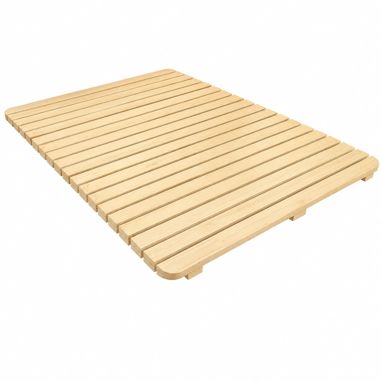 Holzlattenrost für Bett, Queen/King Größe, faltbar, ideal für Wohnheim und Gästezimmer
