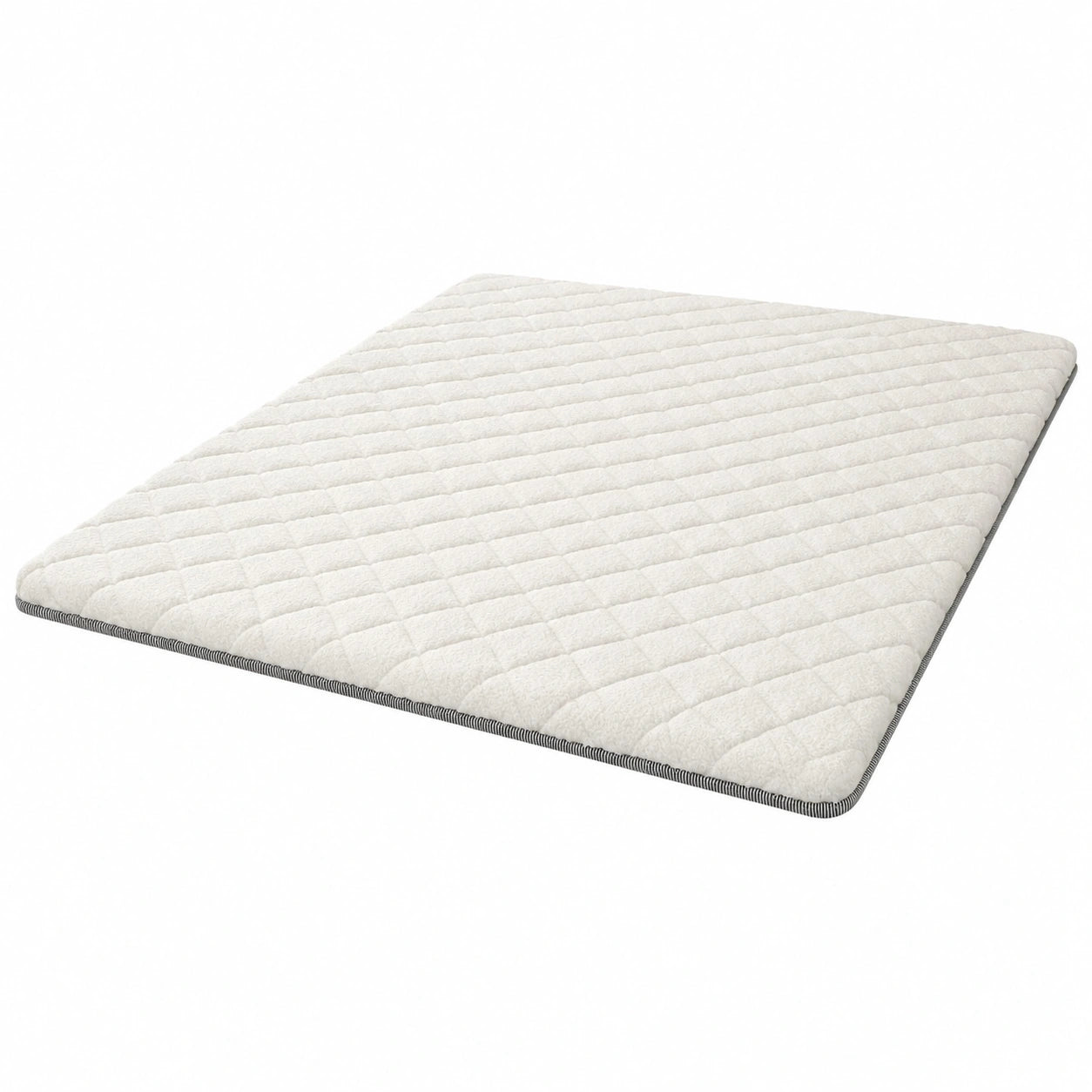 Faltbare futon matratzenauflage, rutschfest, 120x200 cm, weiß, für queen-size betten