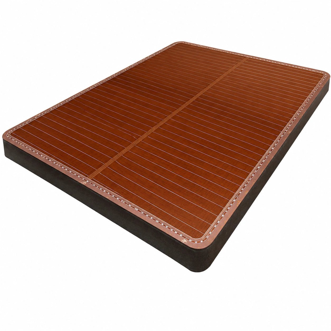 Doppelseitige Kühldecke aus Rattan für Sommernächte - Geeignet für Einzel- bis Queensize-Betten, Atmungsaktives Design, 120 x 190 cm, Gelb