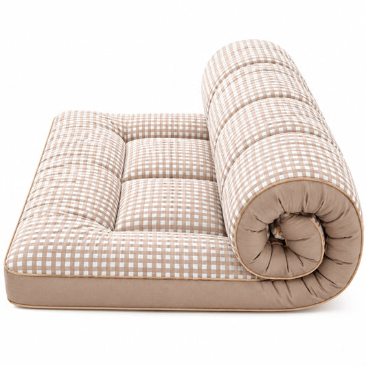 Japanischer Futon, tragbare Rollmatratze für alle Bettgrößen, ideal für Gäste, Schlafsofas und Camping