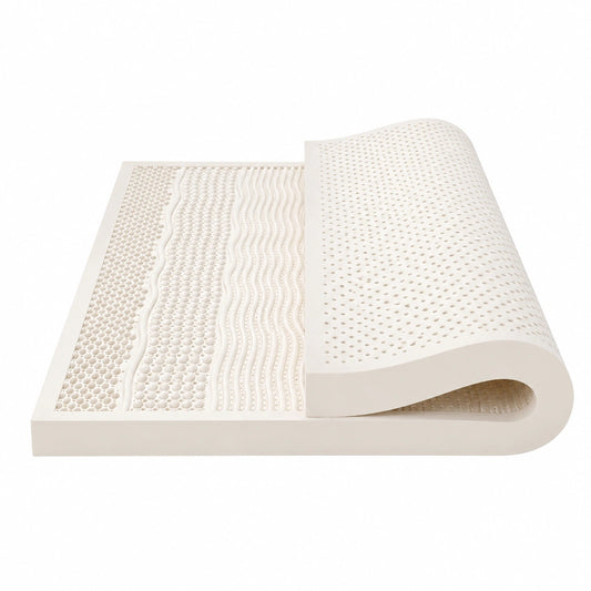 Naturlatex Matratzenauflage 120x90 cm, Schulter- & Rückenschmerzen Linderung, Premium Komfort