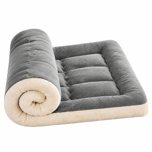 Futon-Matratze 5 cm dick, faltbar, für Schlafsaal & Gästezimmer