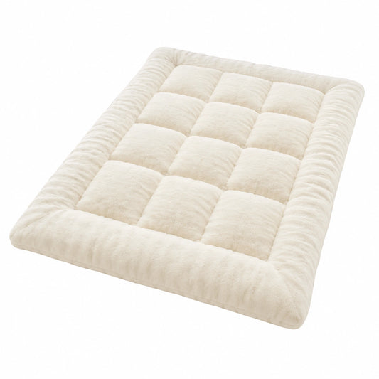 Kombinierbare Futon-Matratze, mit Daunenfüllung, faltbar, für Einzel- und Doppelbetten geeignet, optimal für Camping und Gästezimmer, 120 x 200 cm