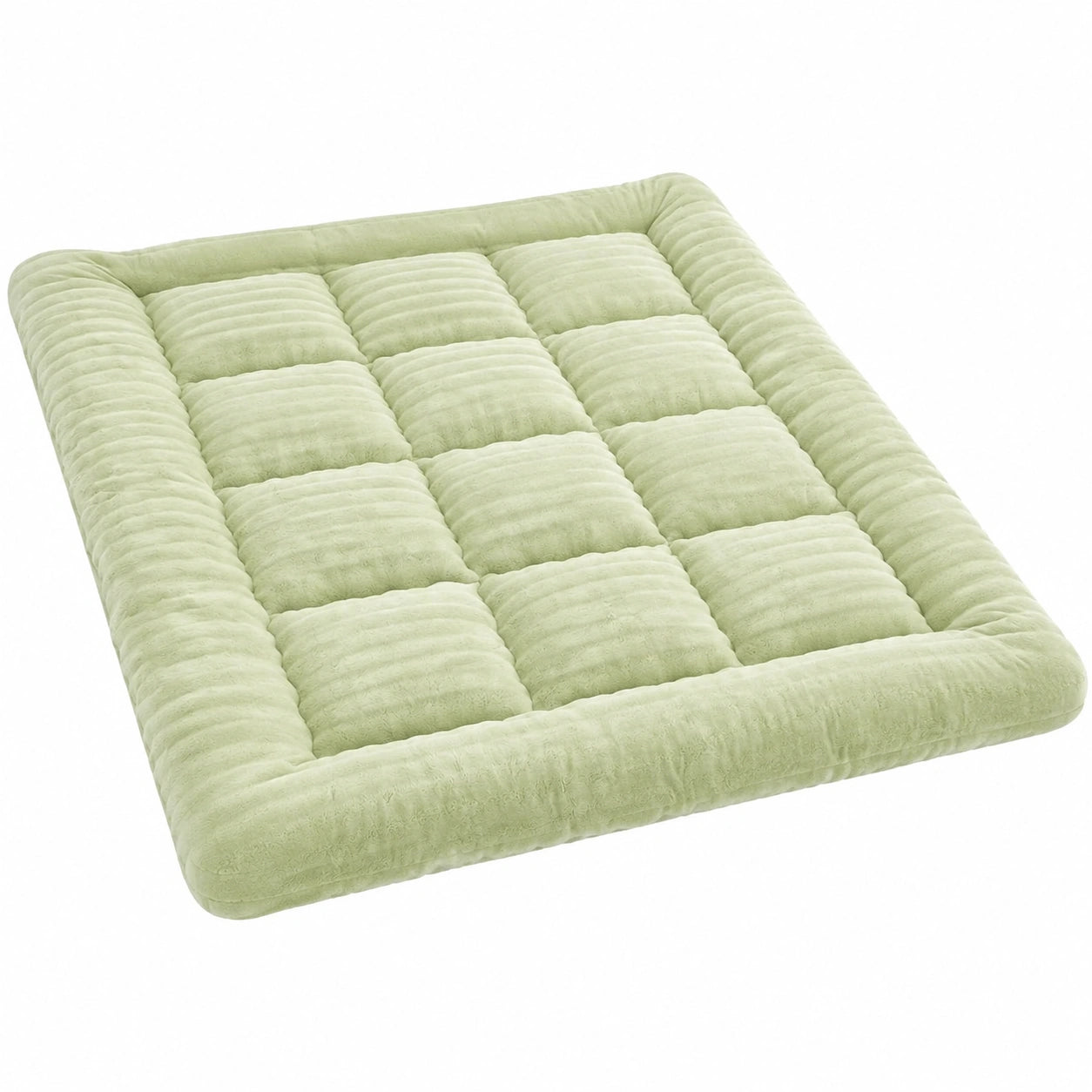 Klappbare japanische Futon-Matratze, ideal für Gästezimmer & Reisen, 120 x 200 cm, grün